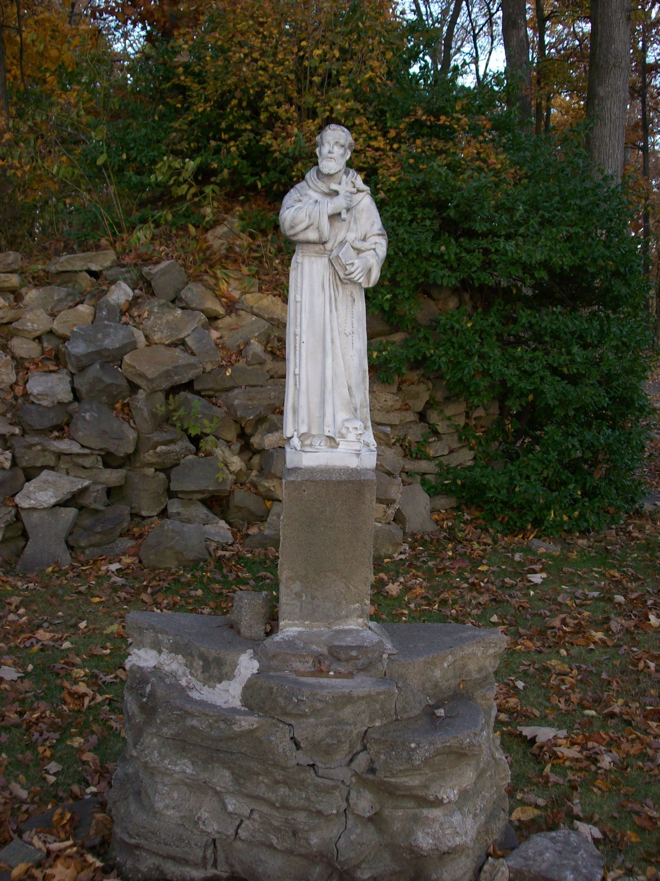 Located behind the Grotto